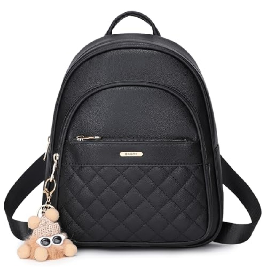 Mini Backpack Purse - Mini Leather Backpack Purse for Women,