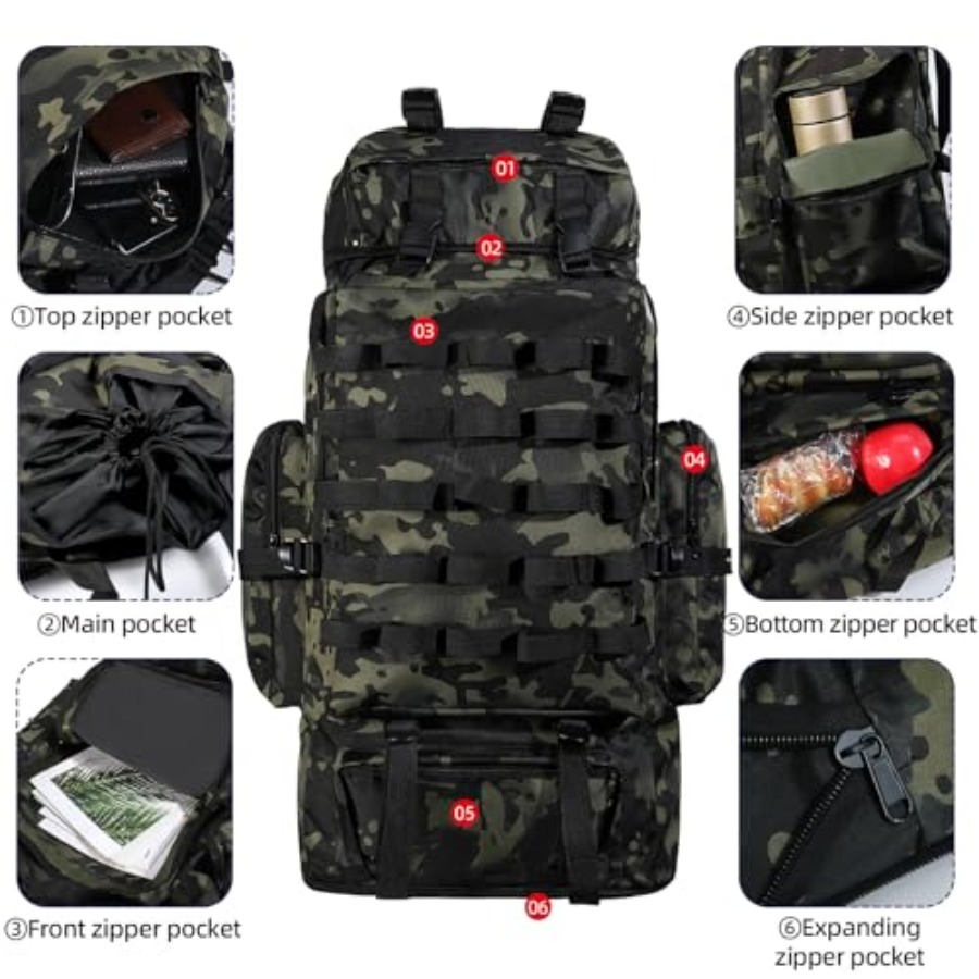 70L/100L Camping Hiking Backpa – Rain Cover Backpack Bewertung und Preis