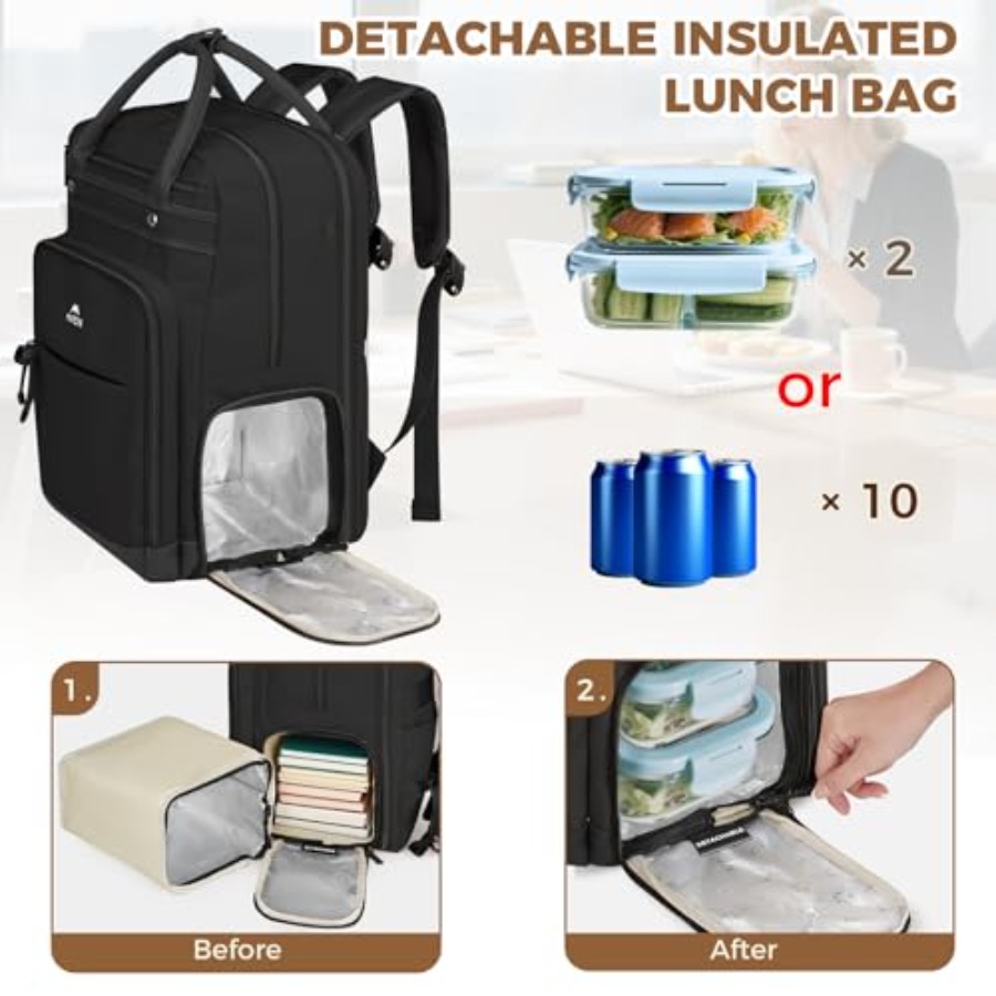 Teacher Backpack with Lunch Co – Laptop Backpack 15.6 Bewertung und Preis