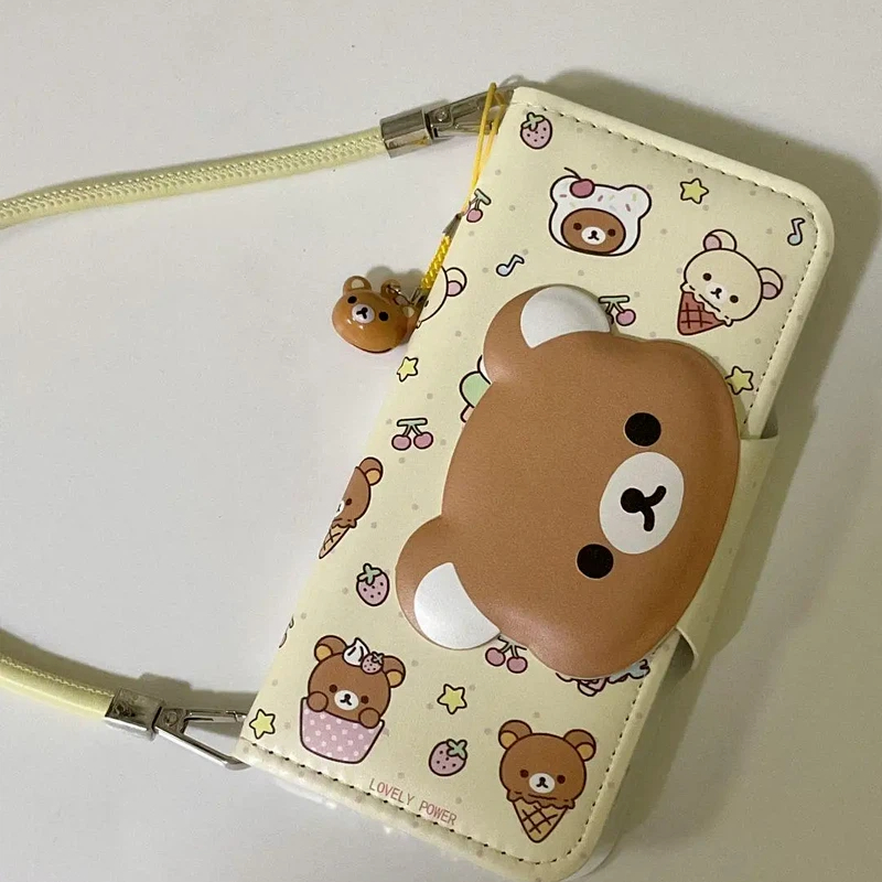 Rilakkuma Cute Cartoon Flip Le – Mini Backpack Purse Bewertung und Preis