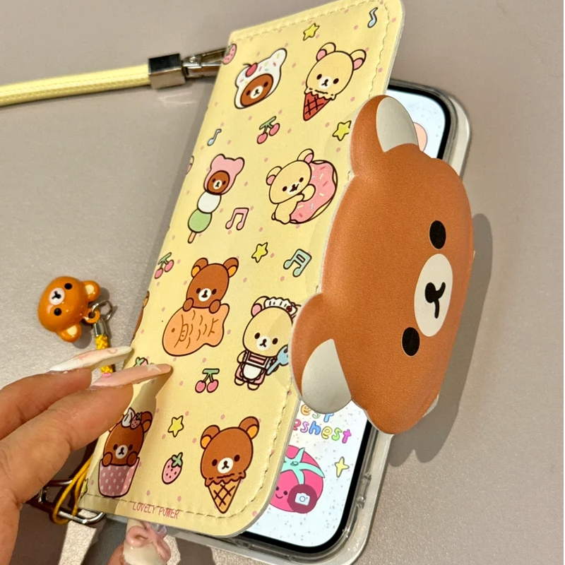 Rilakkuma Cute Cartoon Flip Le – Mini Backpack Purse Bewertung und Preis