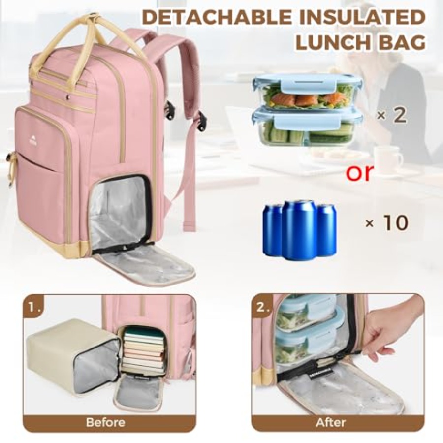 Lunch Backpack for Women, Teac – Laptop Backpack 15.6 Bewertung und Preis