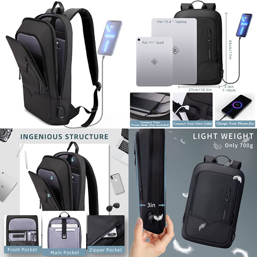 Backpack for Men Business Slim – Travel Backpack Anti Theft Bewertung und Preis