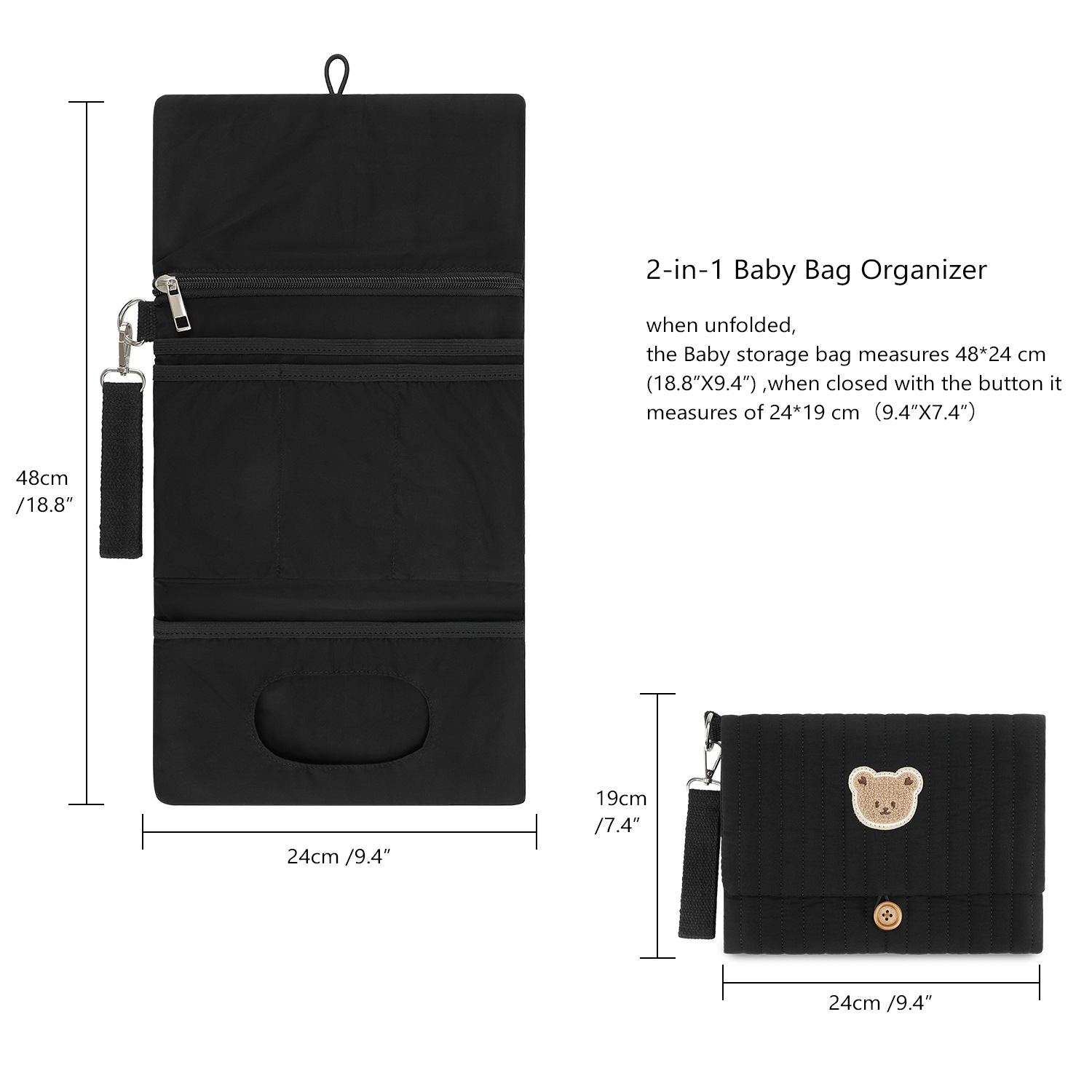 Foldable Diaper Organizer Bag  – Backpack Diaper Bag Bewertung und Preis