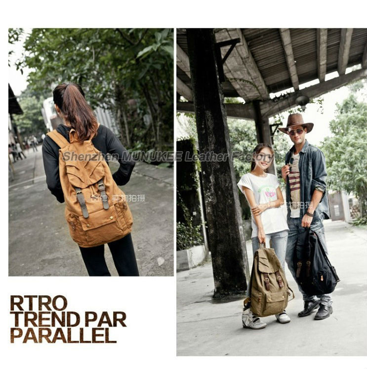 Fashion New Military Canvas Ba – Rucksack Military Style Bewertung und Preis