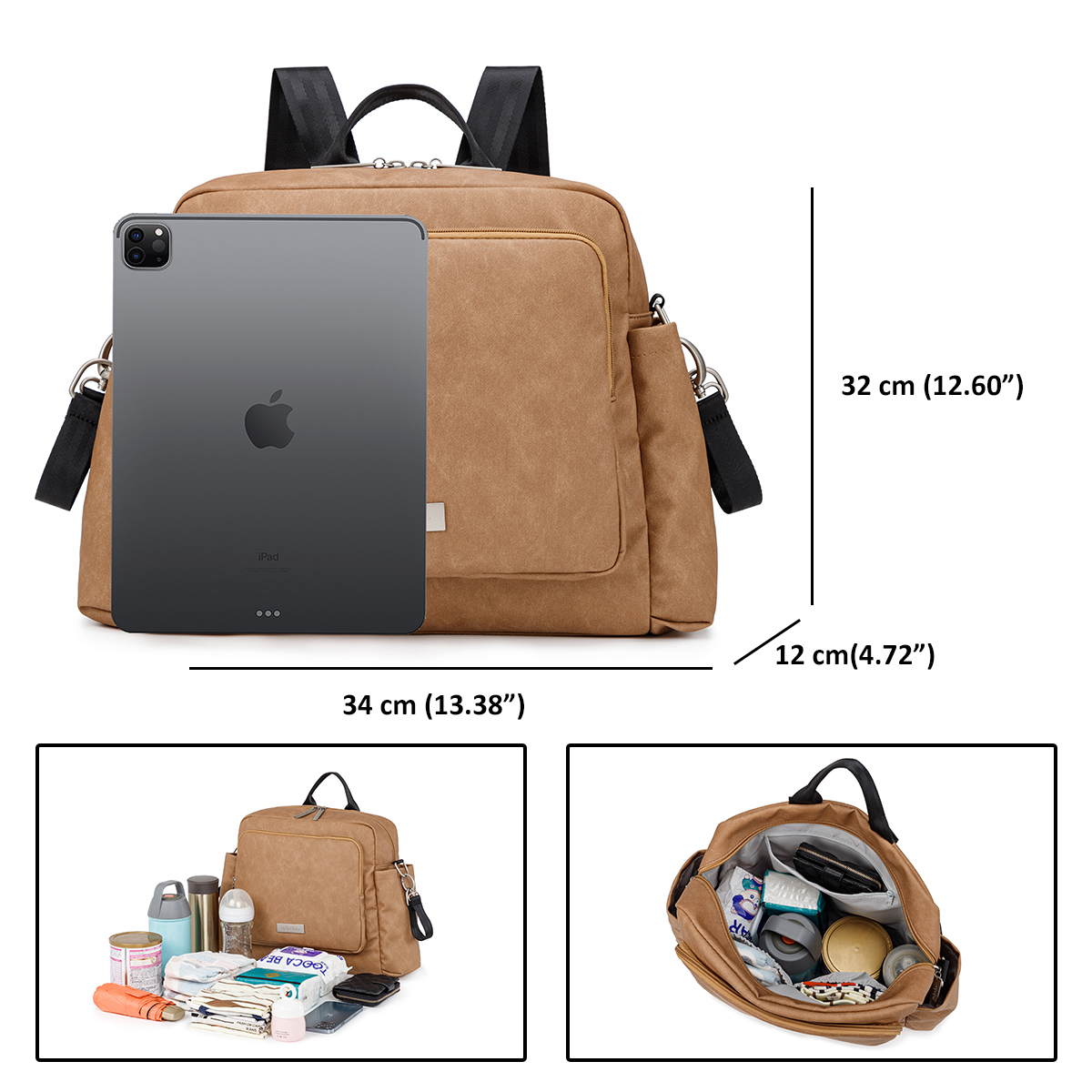Fashion New Mommy Dipaer Backp – Backpack Diaper Bag Bewertung und Preis