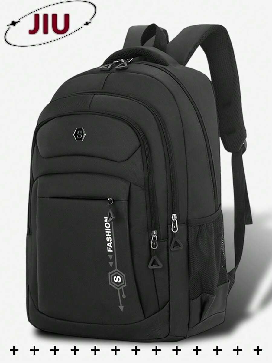 Multi-Compartment Letter Print – Laptop Backpack 15.6 Bewertung und Preis