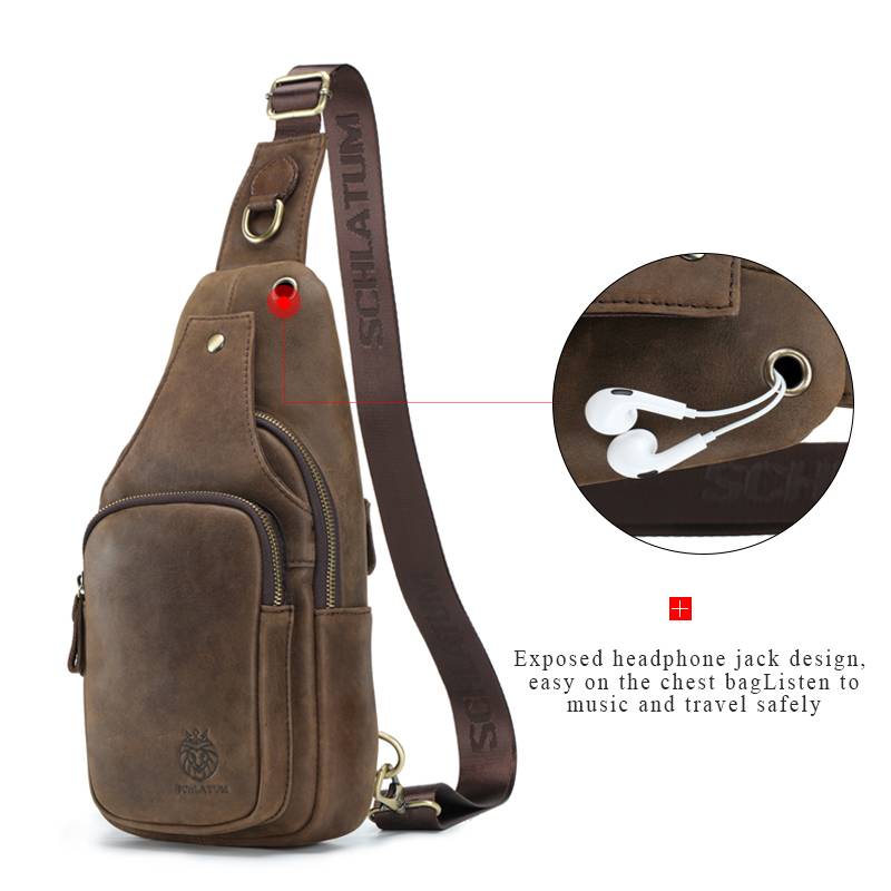 SCHLATUM 100%Genuine Leather C – Leather Backpack Vintage Bewertung und Preis