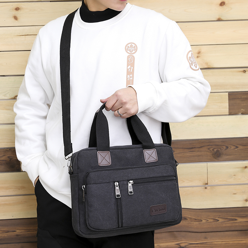 Canvas Men's Handbag Shoulder  – Canvas Backpack Casual Bewertung und Preis