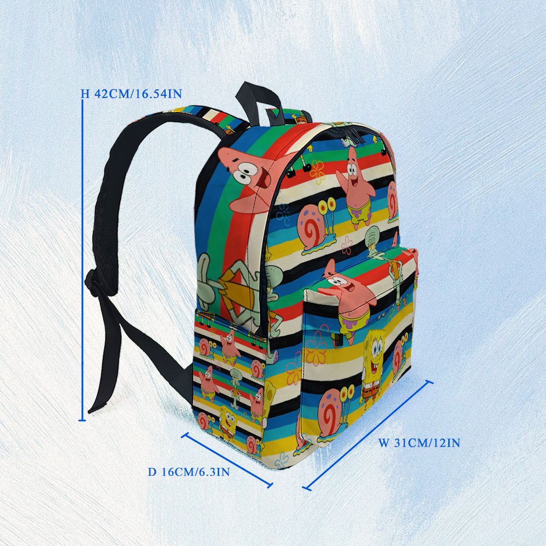 SpongeBob SquarePants Striped  – School Backpack Teen Bewertung und Preis