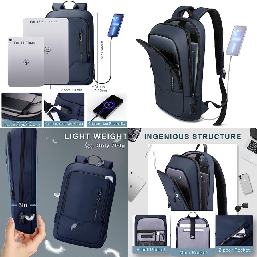 Backpack for Men Business Slim – Travel Backpack Anti Theft Bewertung und Preis