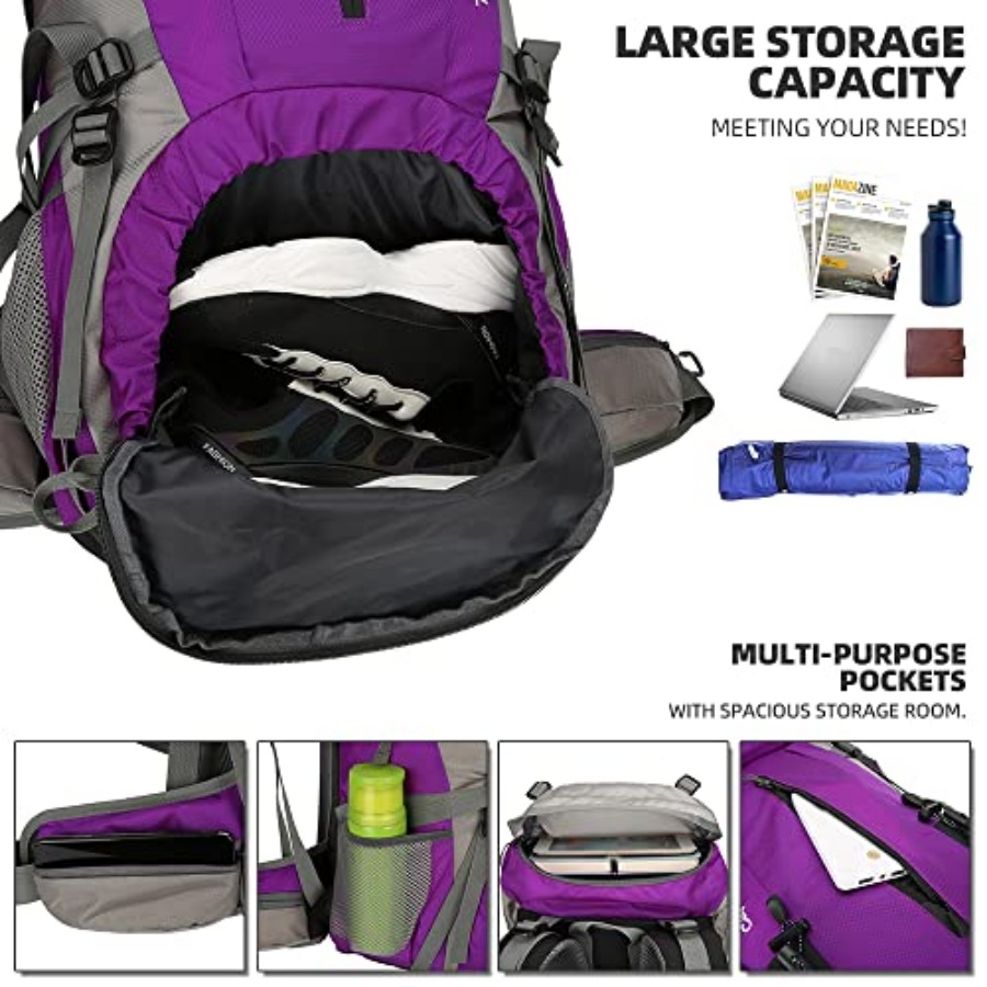 70L Hiking Backpack with Rain  – Rain Cover Backpack Bewertung und Preis