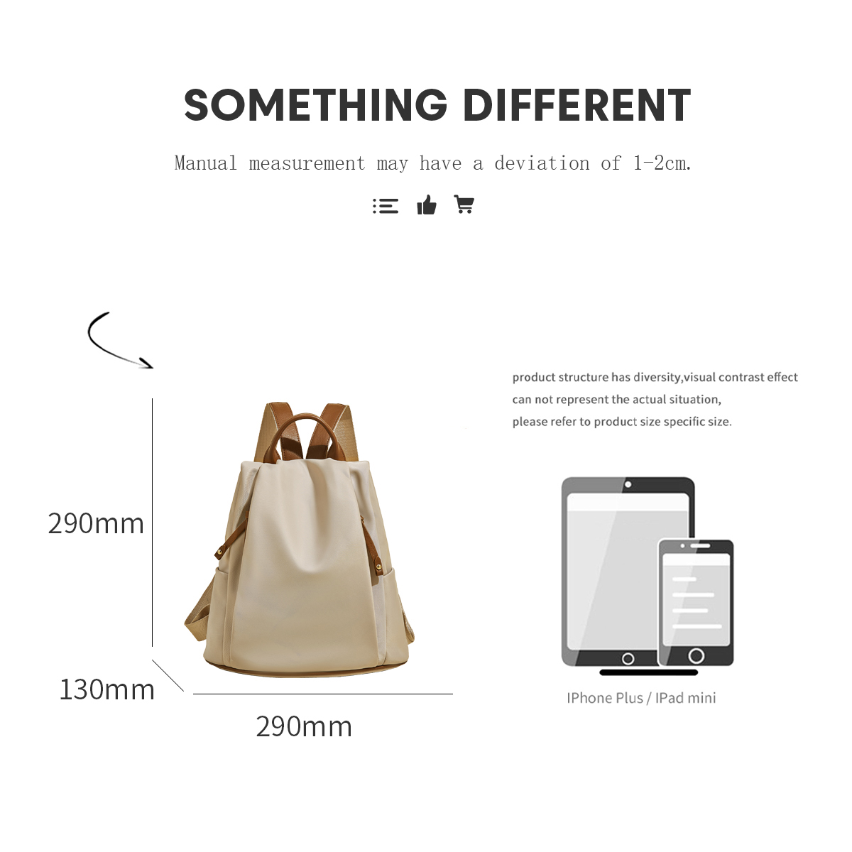 SAFIYA Lady's Backpack Soft Fa – Canvas Backpack Casual Bewertung und Preis