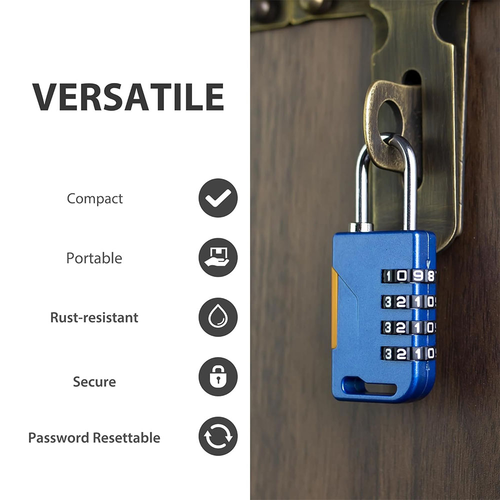 4 Digit Combination Padlock wi – Travel Backpack Anti Theft Bewertung und Preis