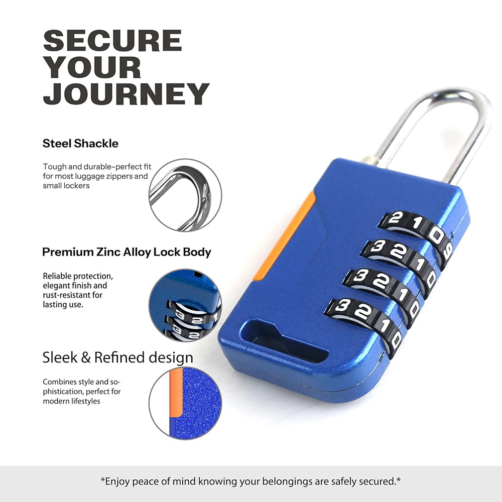 4 Digit Combination Padlock wi – Travel Backpack Anti Theft Bewertung und Preis